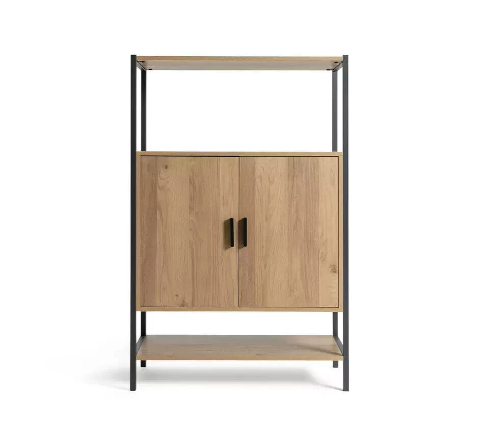 Habitat Loft Living 2 Door Cabinet - Oak