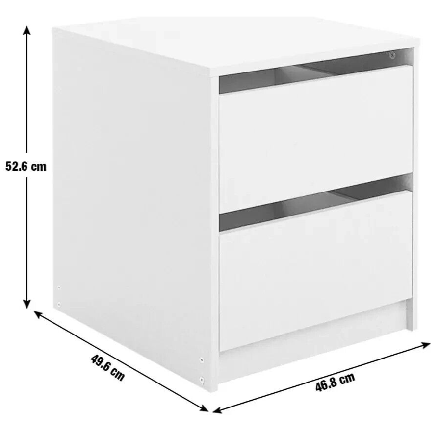 Atlas Interior 2 Drawer Unit - Grey