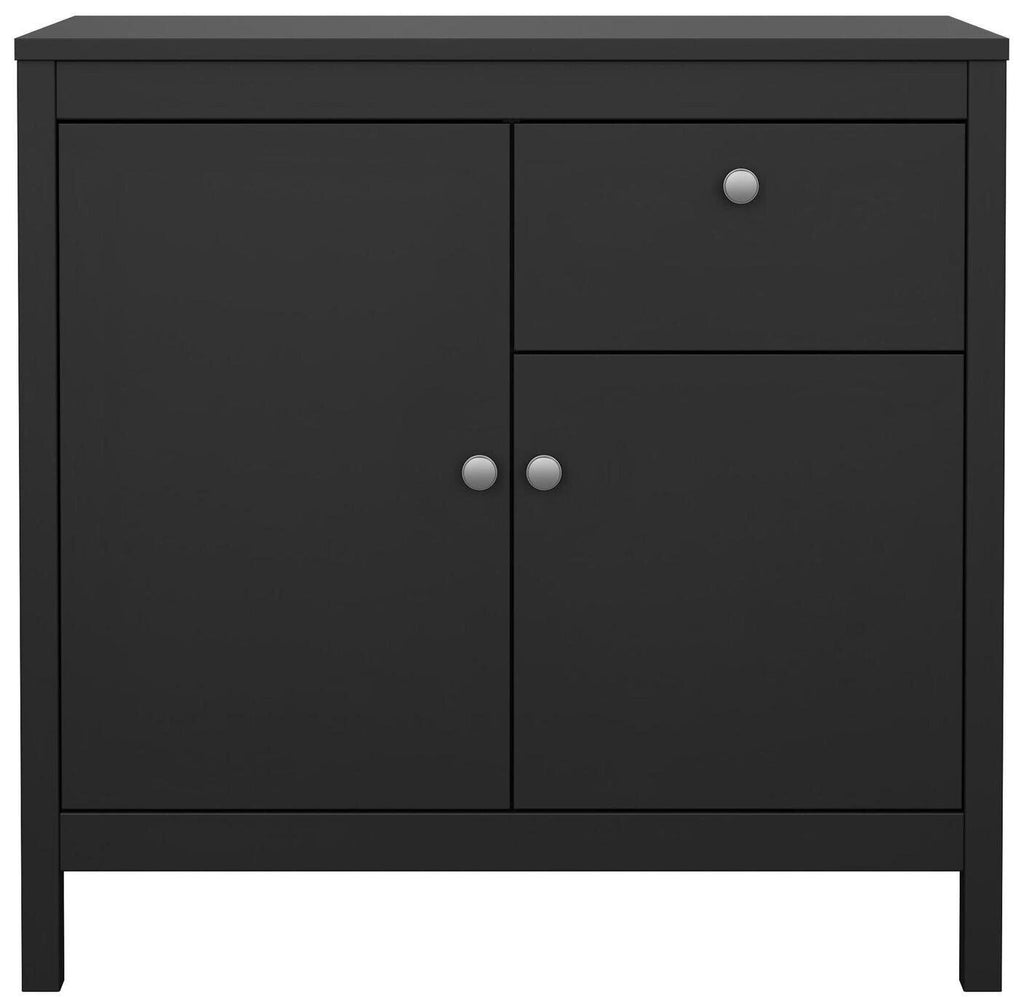 Tvilum Madrid 2 Door 1 Drawer Sideboard - Black