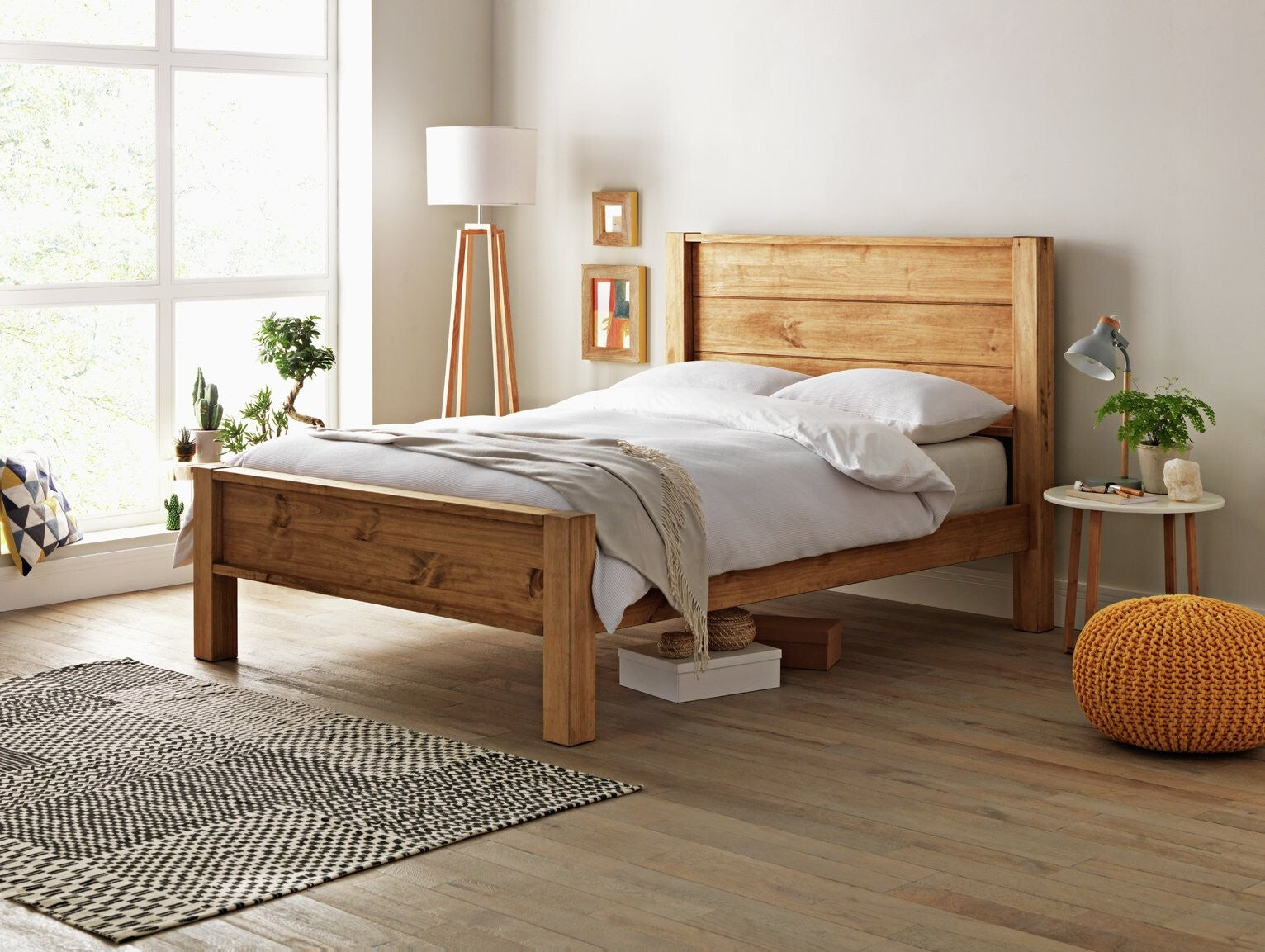 Habitat Fairfield Kingsize Wooden Bed Frame - Pine