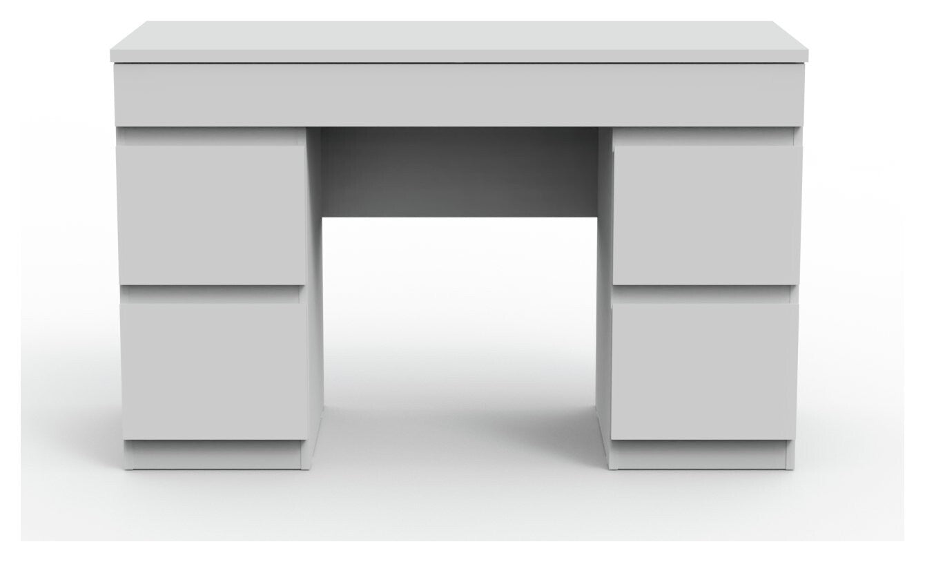 Habitat Jenson 5 Drawer Dressing Table - Matt White
