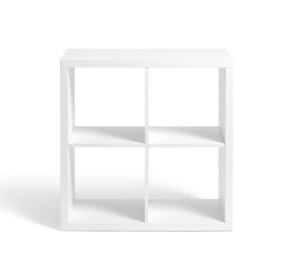 Habitat Squares Plus 4 Cube Storage Unit - White | Modern Organizer Home Office