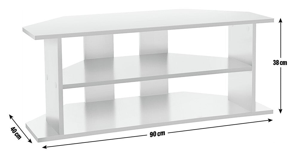 Habitat Corner TV Unit - Black