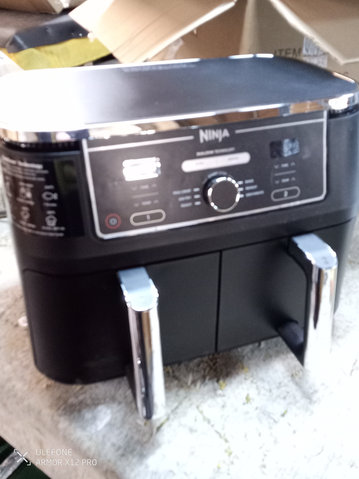 Ninja Foodi MAX Dual Zone AF400UK 9.5L Air Fryer - Black ( B Grade 43368 )