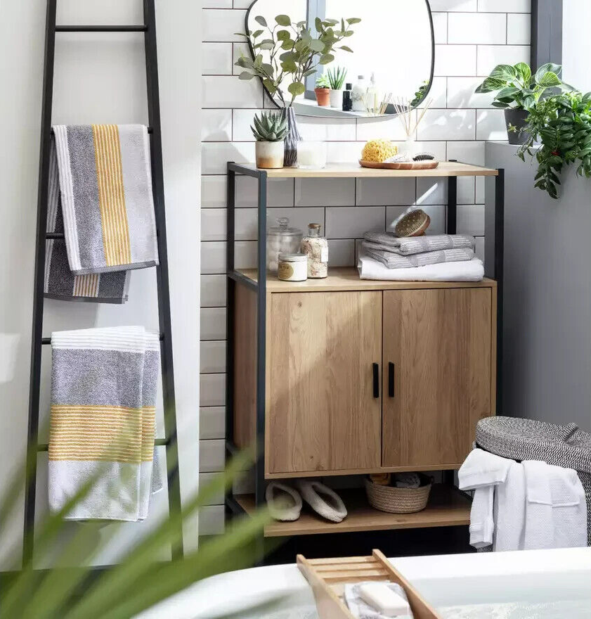 Habitat Loft Living 2 Door Cabinet - Oak