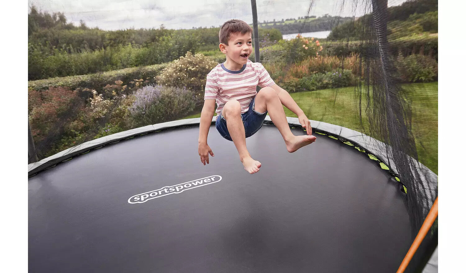 8FT 10FT 12FT Trampoline With Enclosure Rectangular Garden Anchor Accesorries