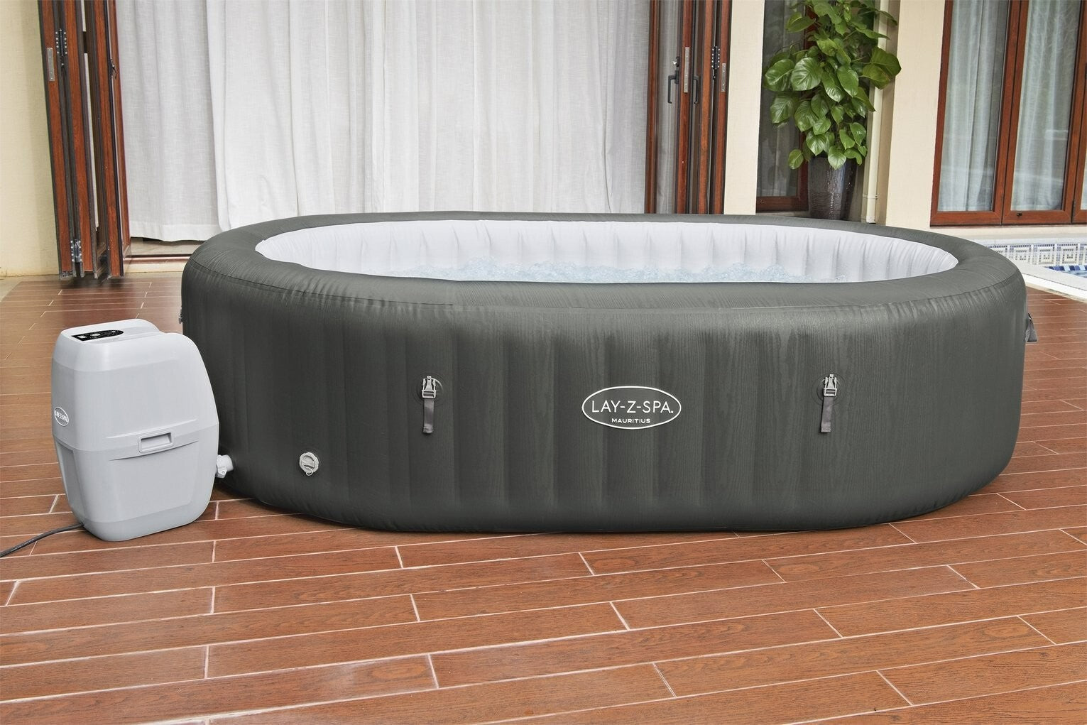Lay-Z-Spa Mauritius 7 Person AirJet Hot Tub
