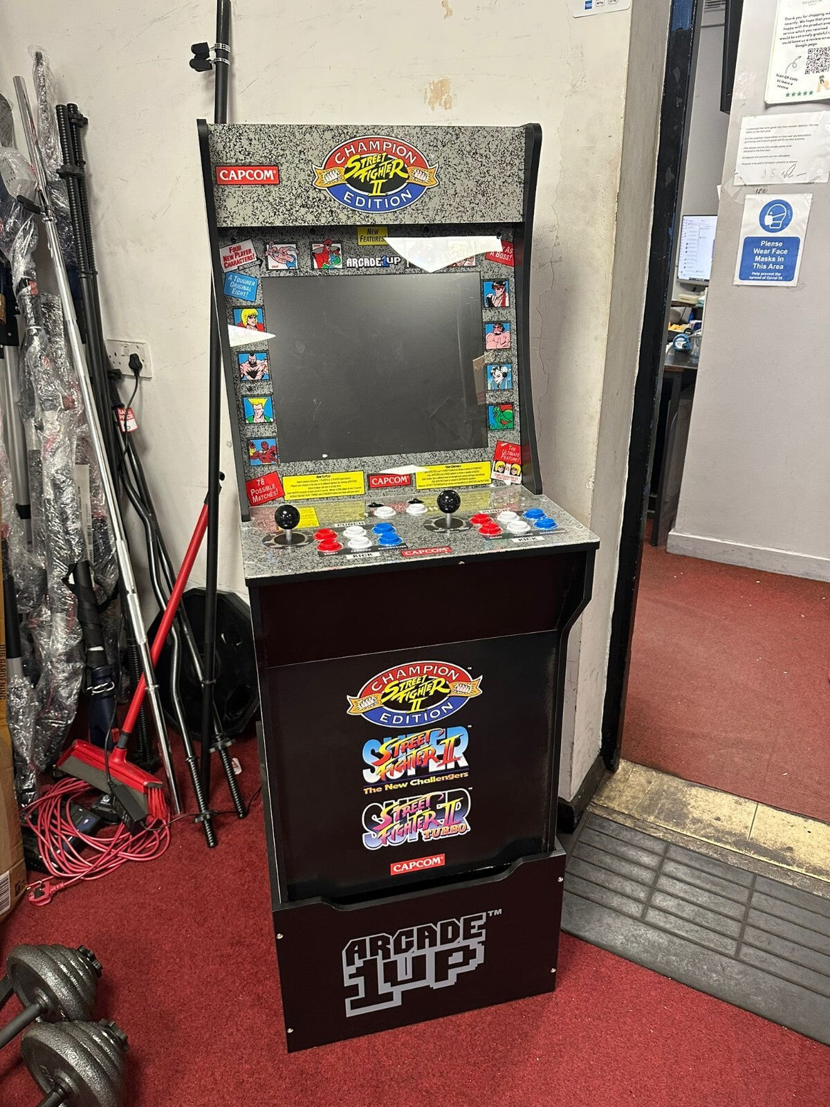 Arcade1UP 3 in 1 Street Fighter Arcade Machine (S)