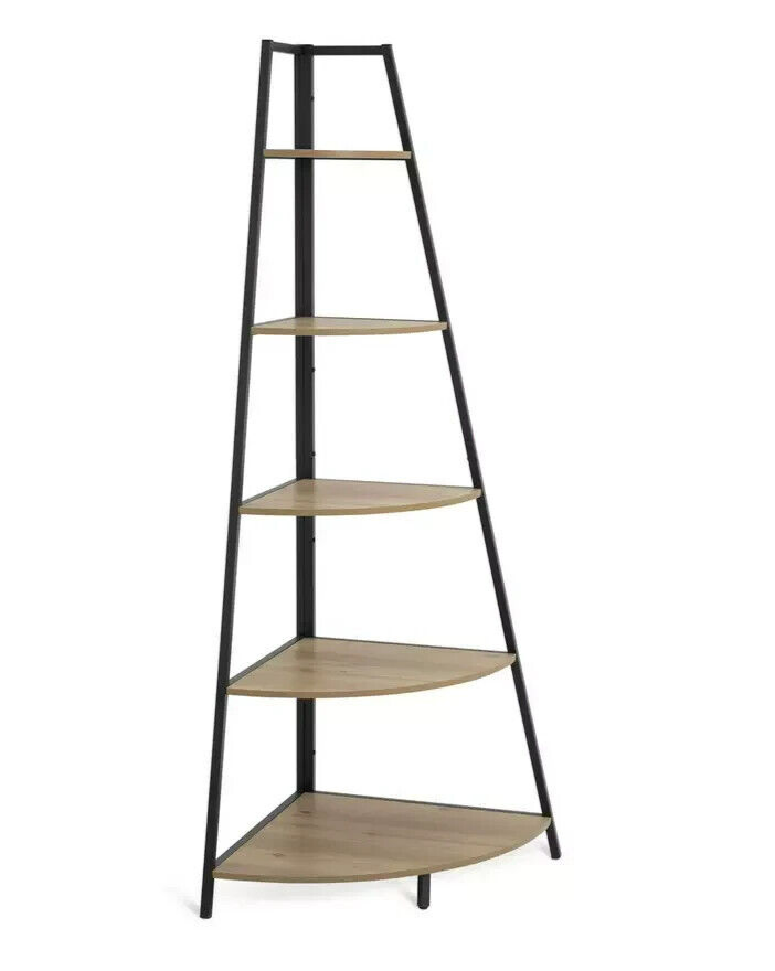 Habitat Loft Living Medium Corner Shelving Unit - Oak