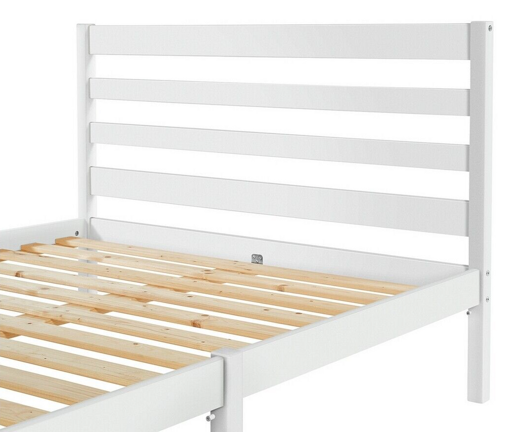 Kaycie Small Double Bed Frame - White ( B Grade 41772 )