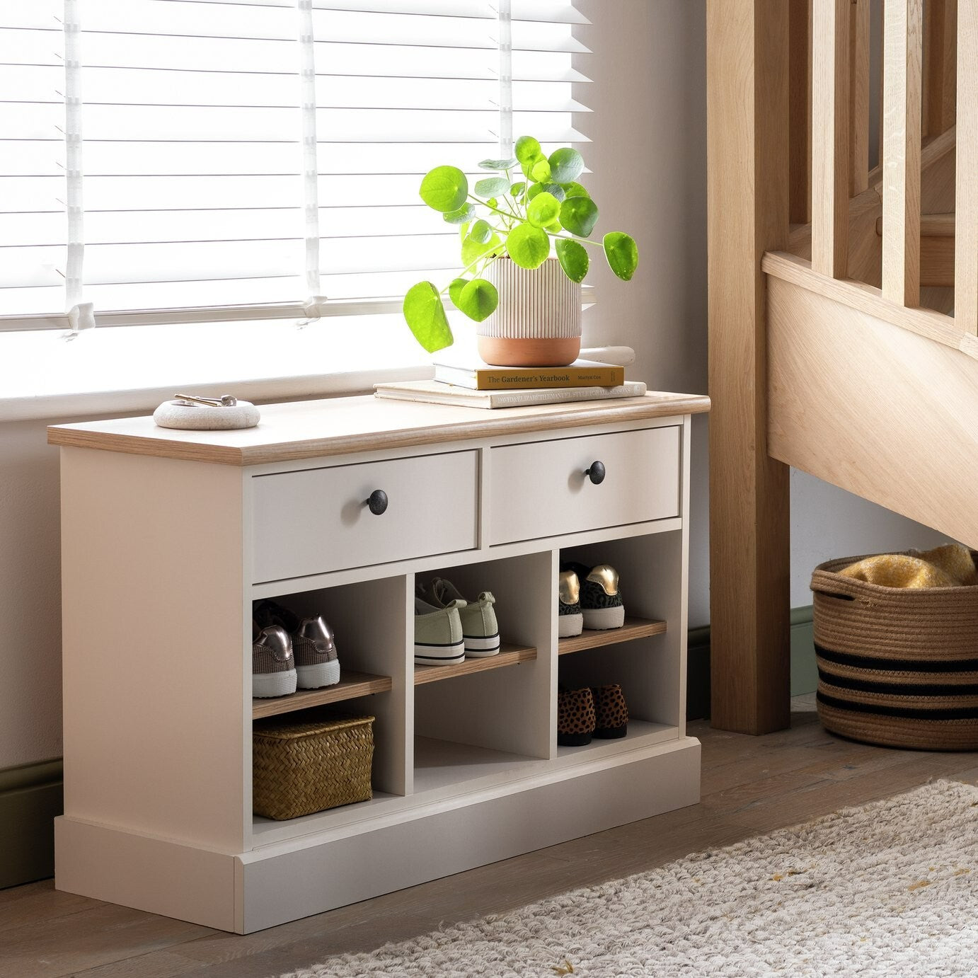 Winchester Shoe Storage Bench - Cream ( B Grade 29861 - 29860 )