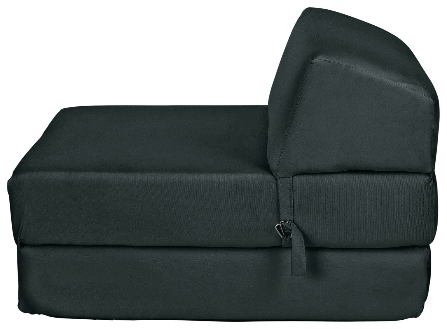 Kaikoo Single Fabric Chairbed - Jet Black