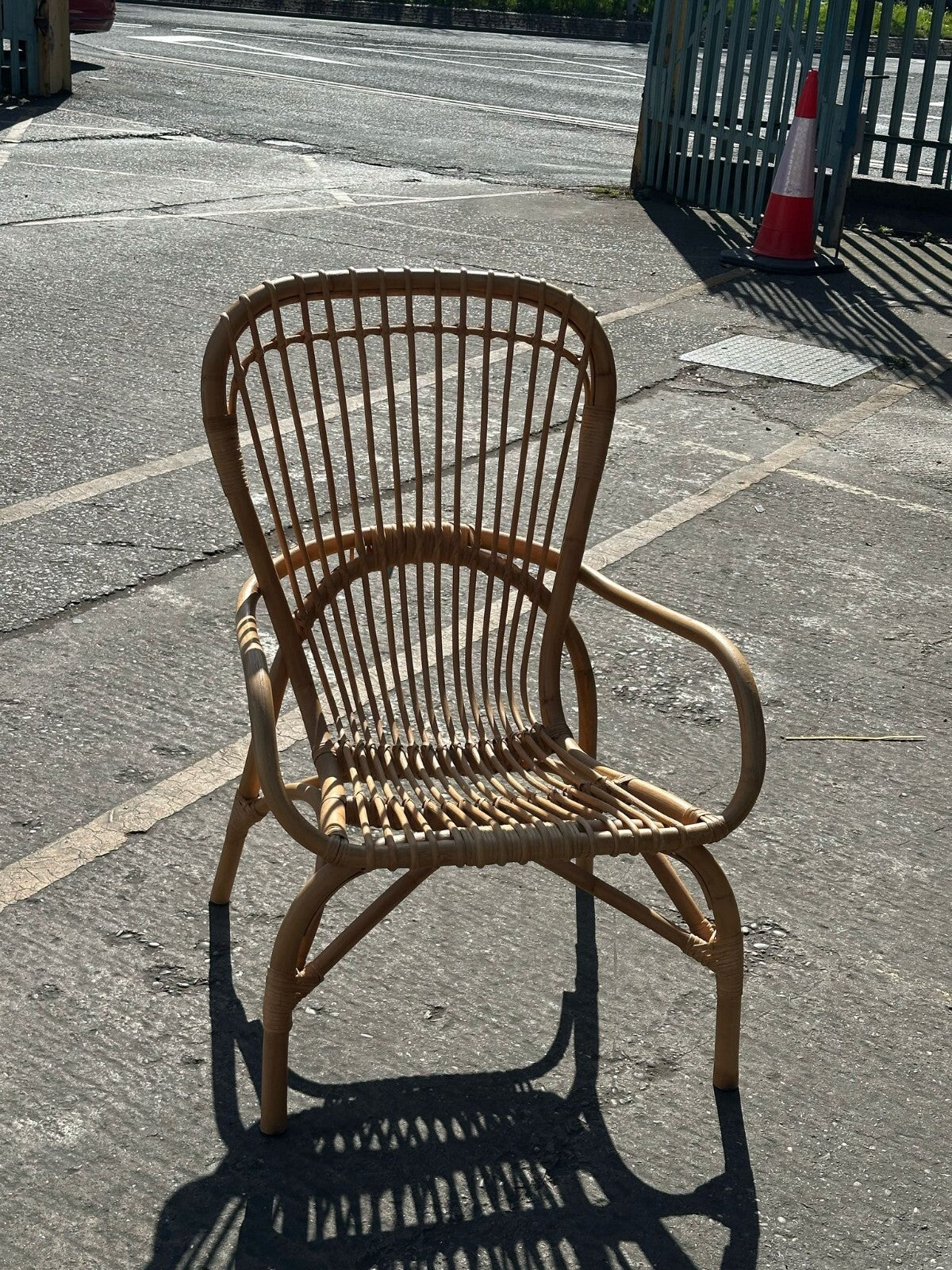 Habitat Wyatt Rattan Chair - Natural (S)