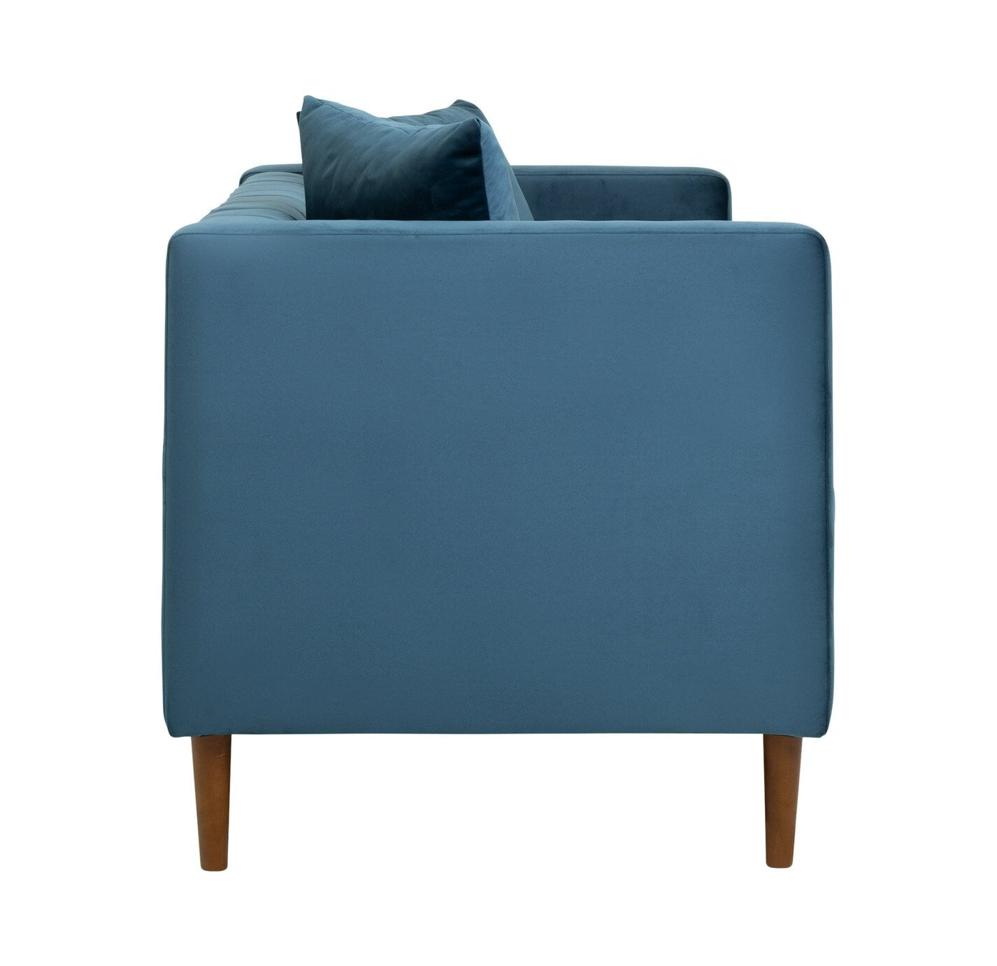 Everly Velvet 2 Seater Sofa - Blue