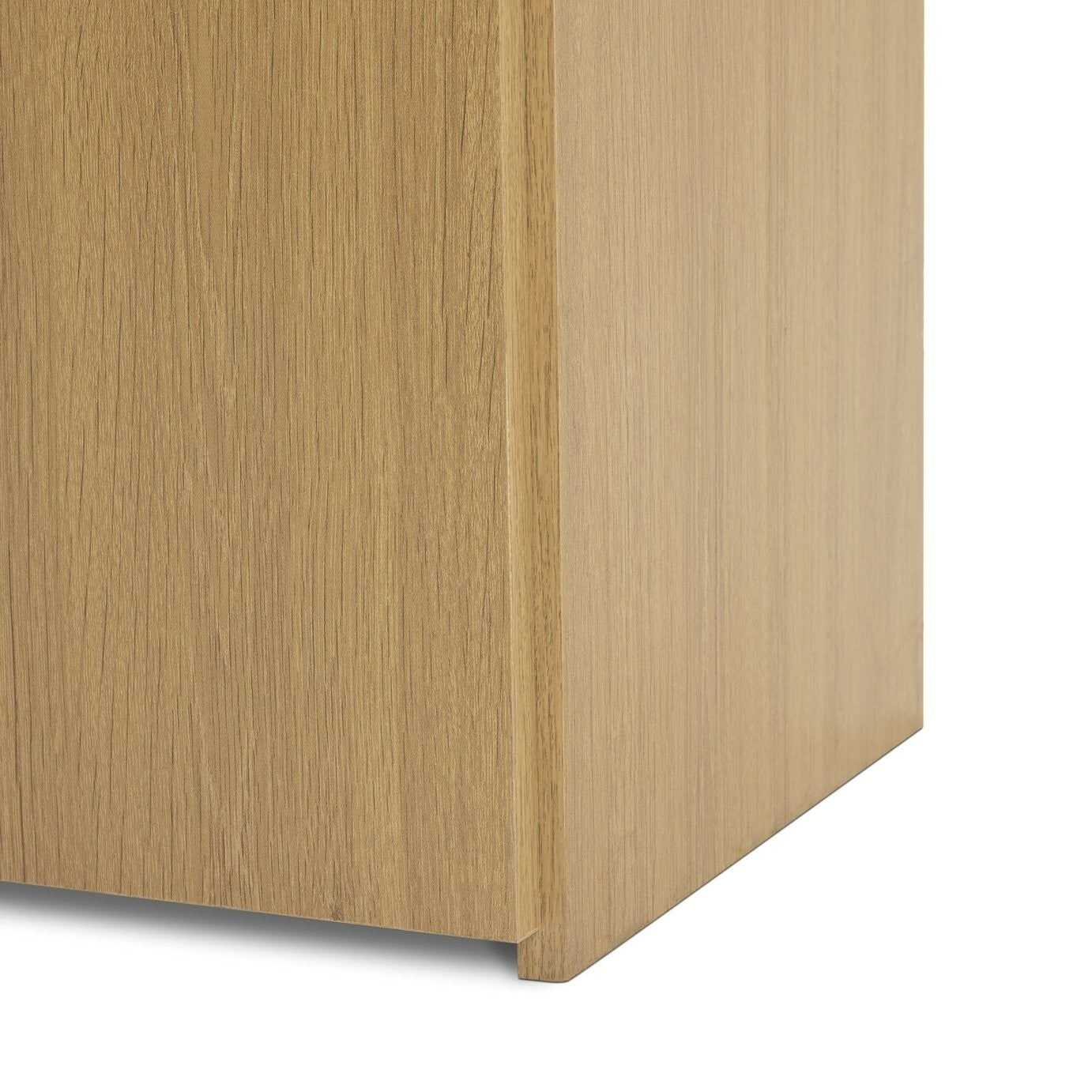 Seville 2 Door Shoe Storage Cabinet - Oak