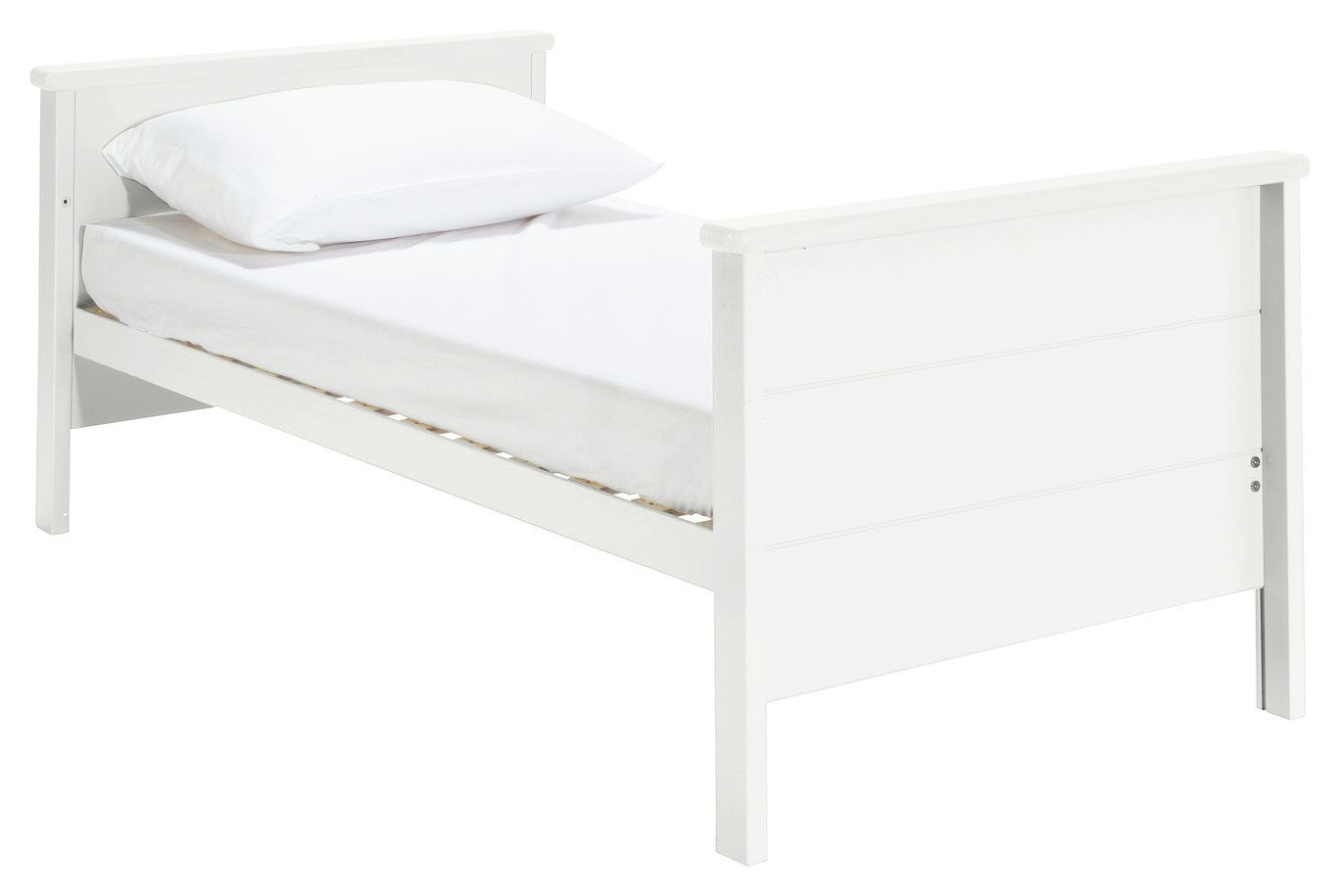 Cuggl Canterbury Nursery Cot Bed - White | Convertible cot bed