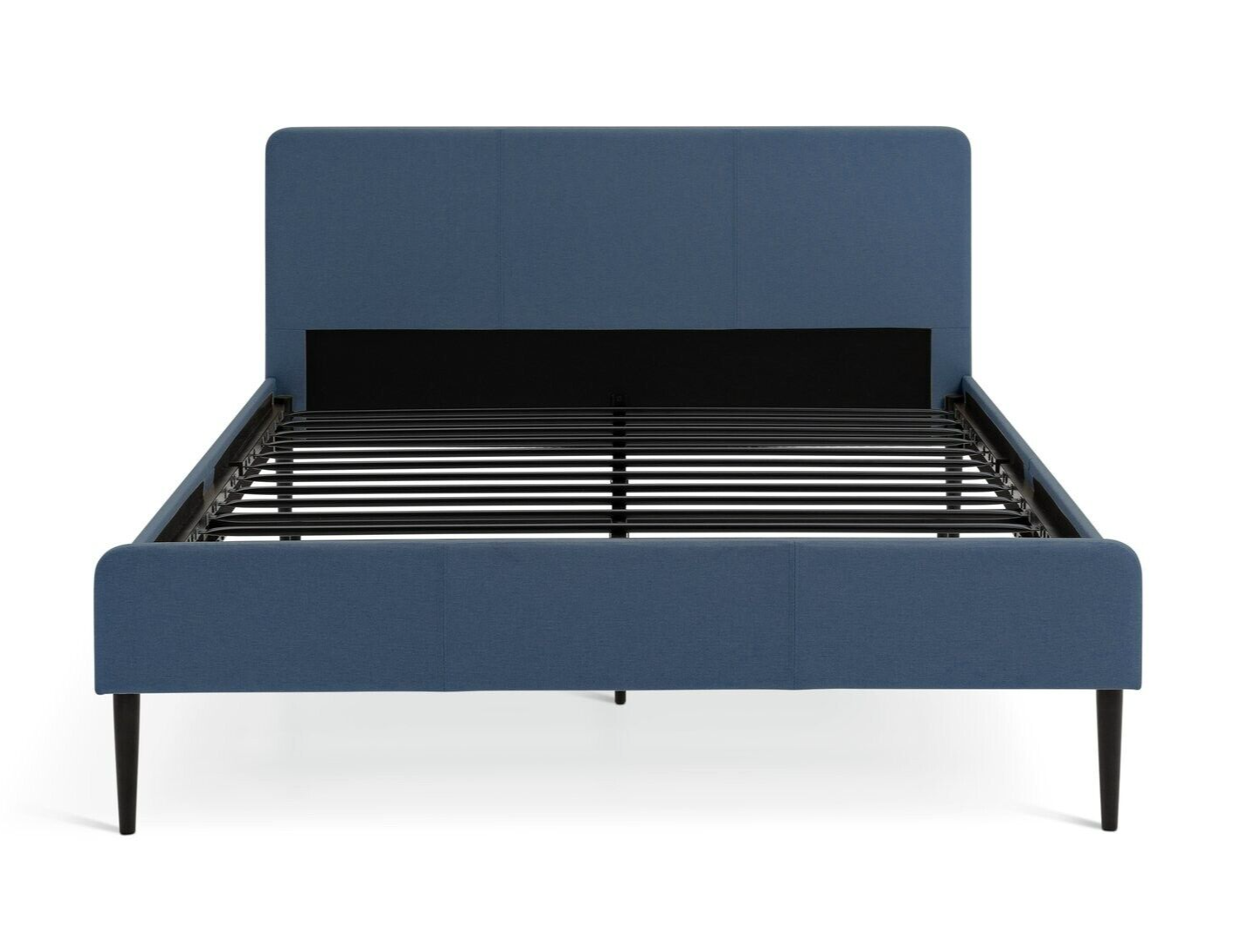 Home Kristopher Small Double Bed Frame Blue | Sturdy Bedroom Furniture