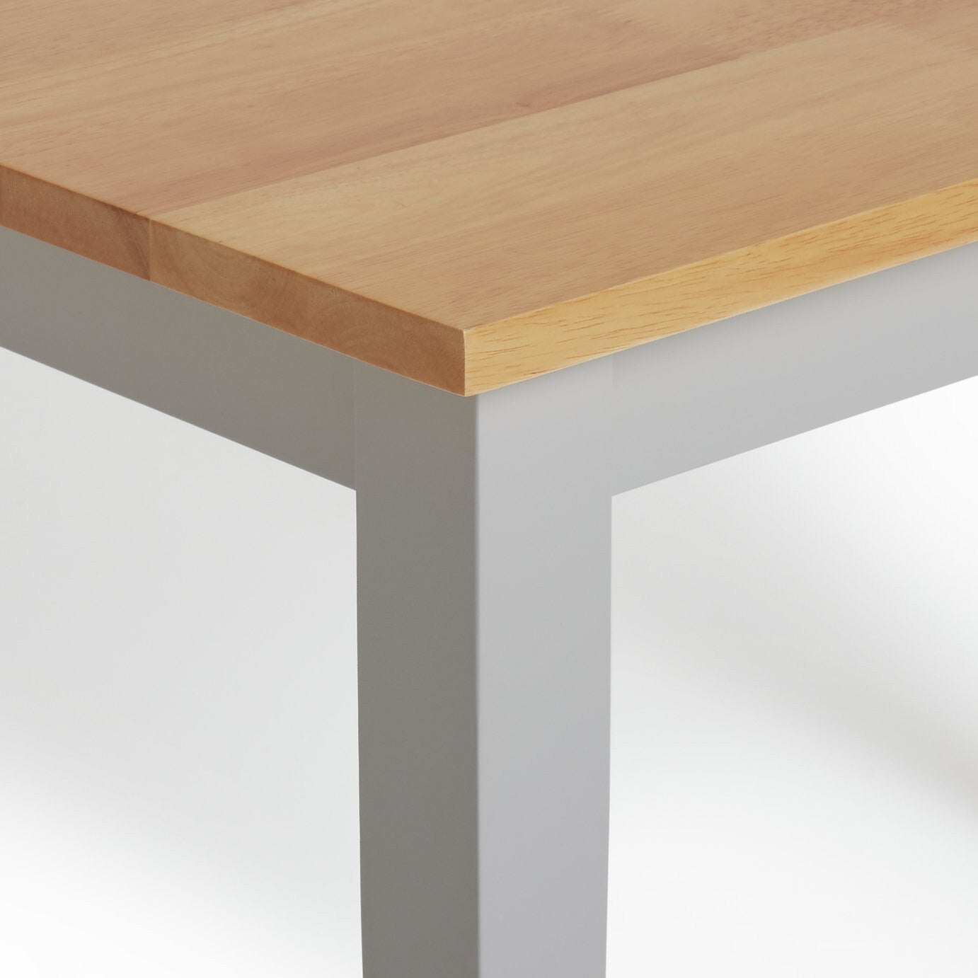 Chicago Solid Wood Table - Grey