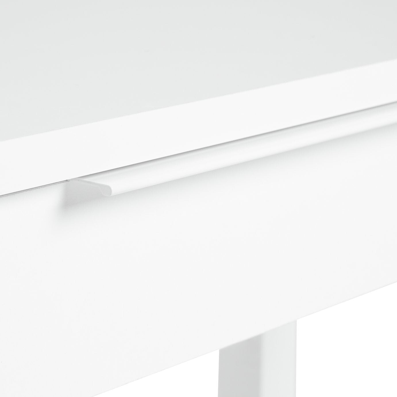 Home Hallingford 1 Drawer Dressing Table - White Gloss