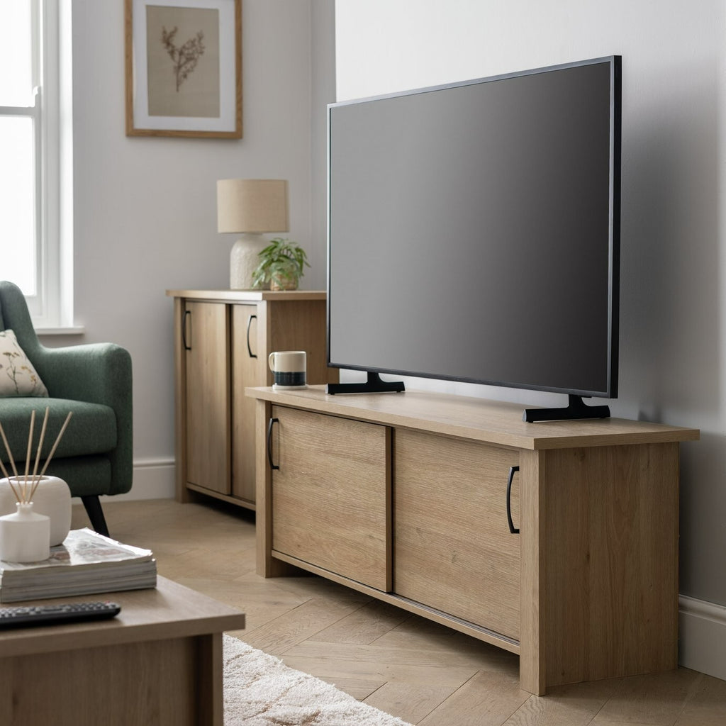 Oakham 2 Door TV Unit - Oak