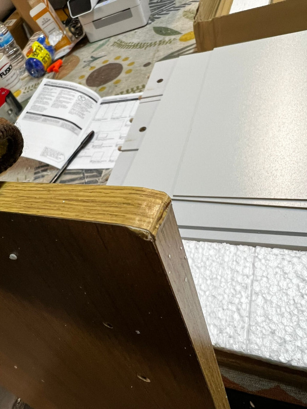 Malibu 3 Drawer Office Desk - Oak Effect ( B Grade )
