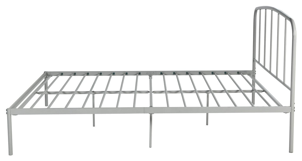 Freja Small Double Metal Bed Frame - Silver