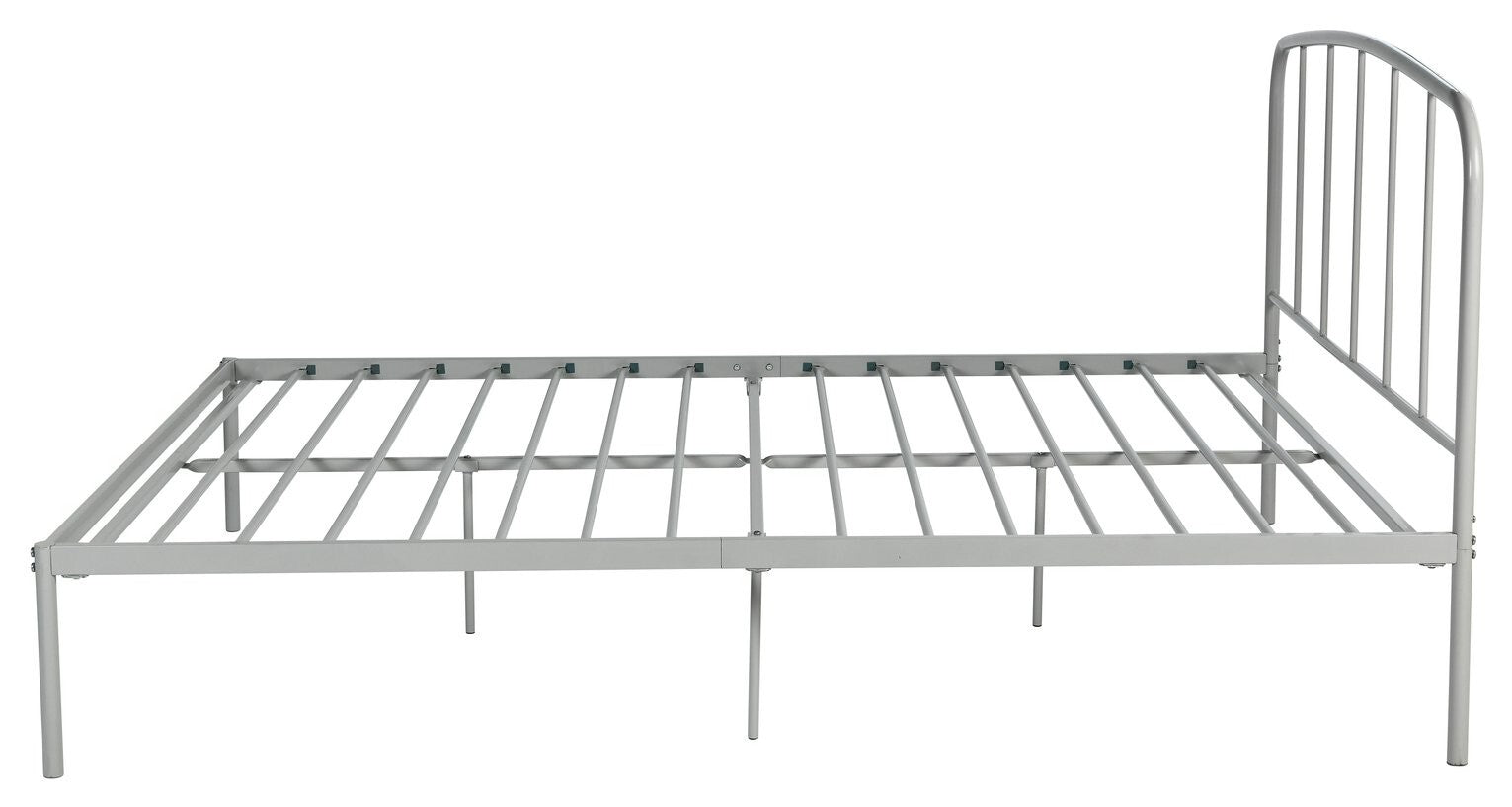 Freja Small Double Metal Bed Frame - Silver