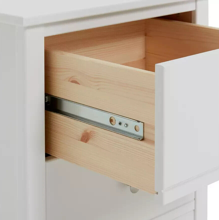 Habitat Brooklyn 2 Drawer Bedside Table - White