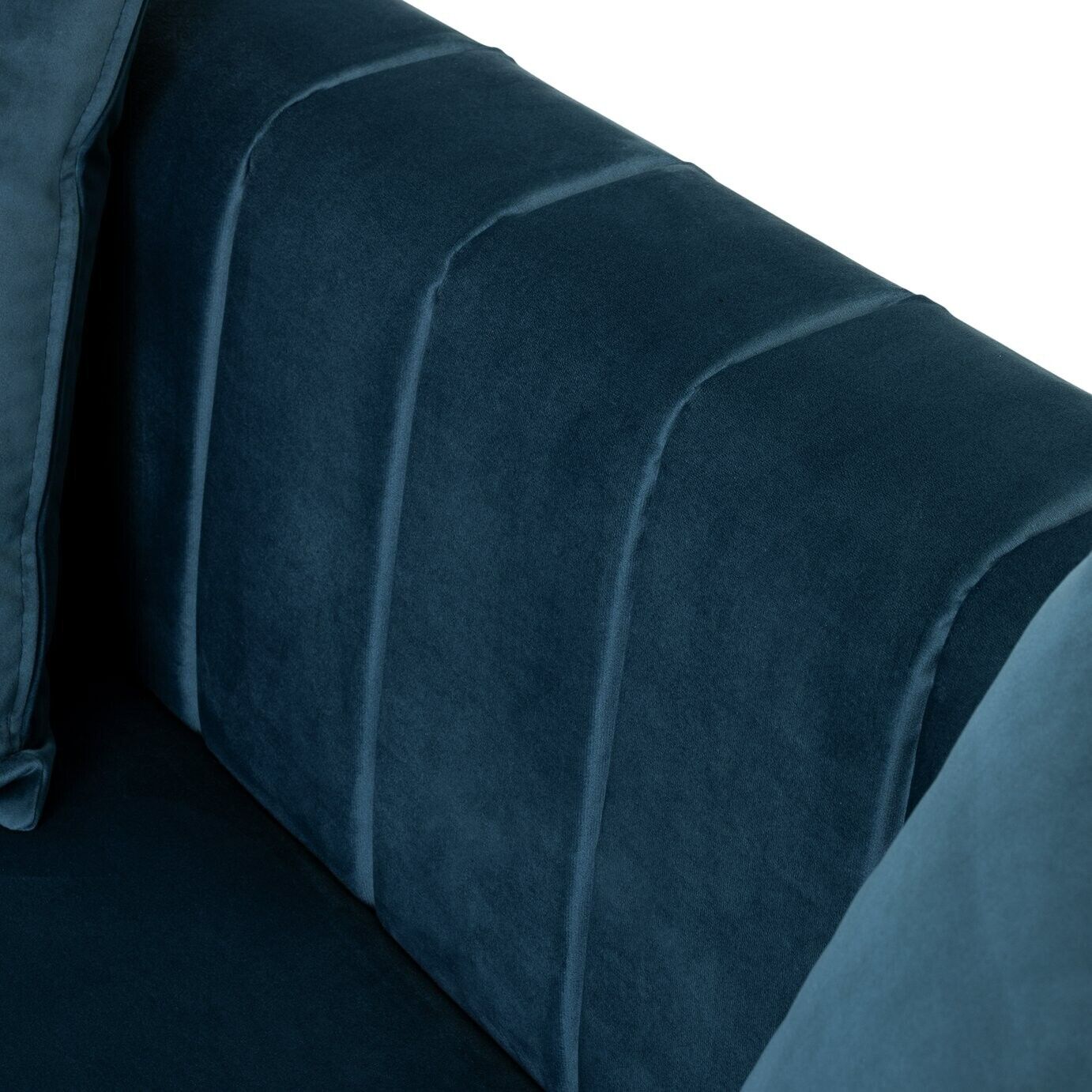Everly Velvet 2 Seater Sofa - Blue