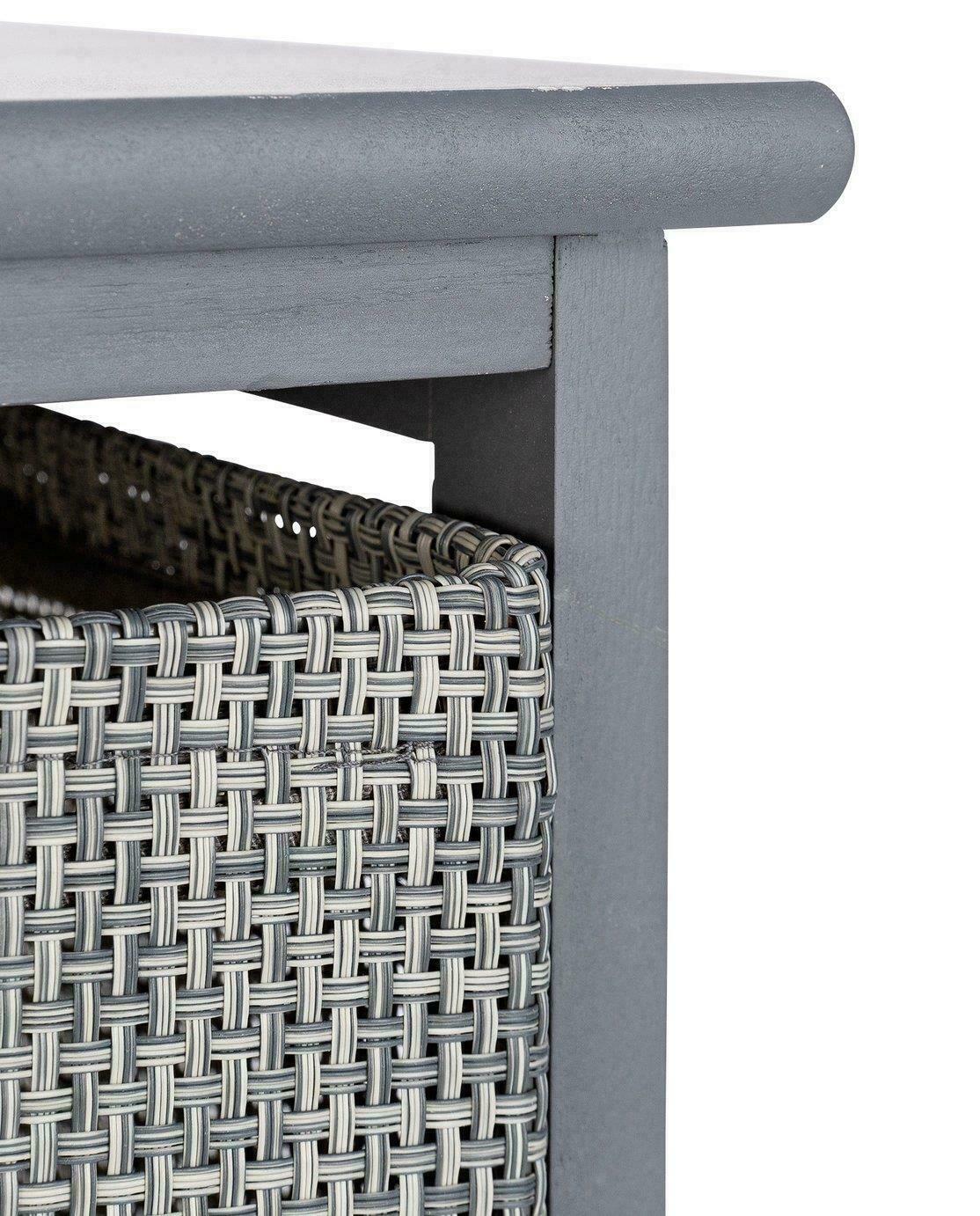 2 and 3 Drawer Bathroom Units - Grey | Slim Storage Cabinet for Organization