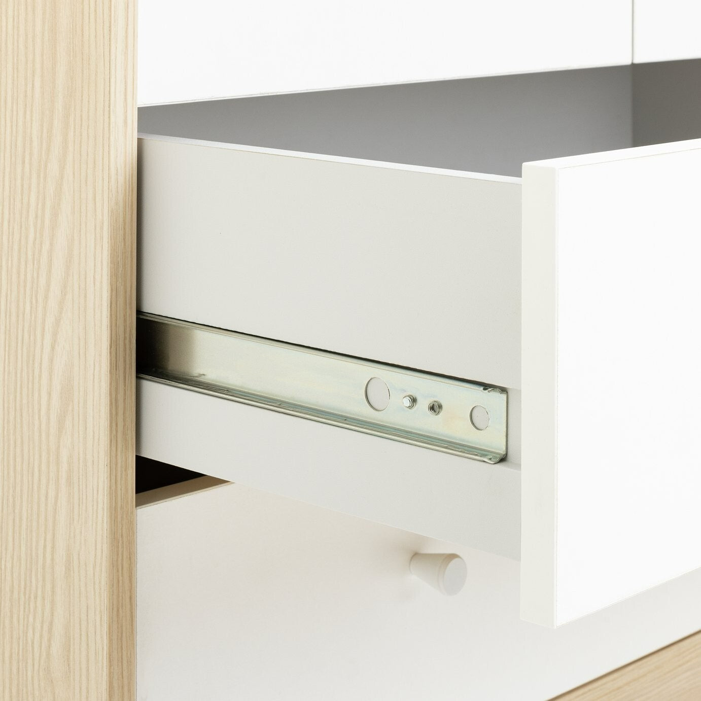 Kids Malibu 2 Door 4 Drawer Wardrobe - White