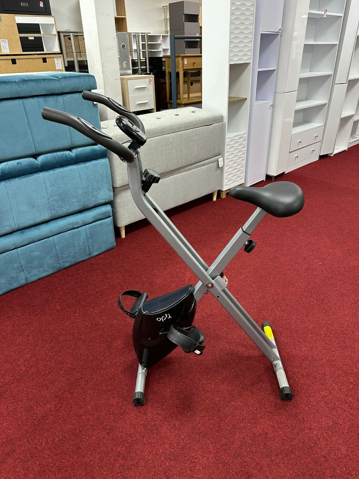 Opti Folding Magnetic Exercise Bike (S)