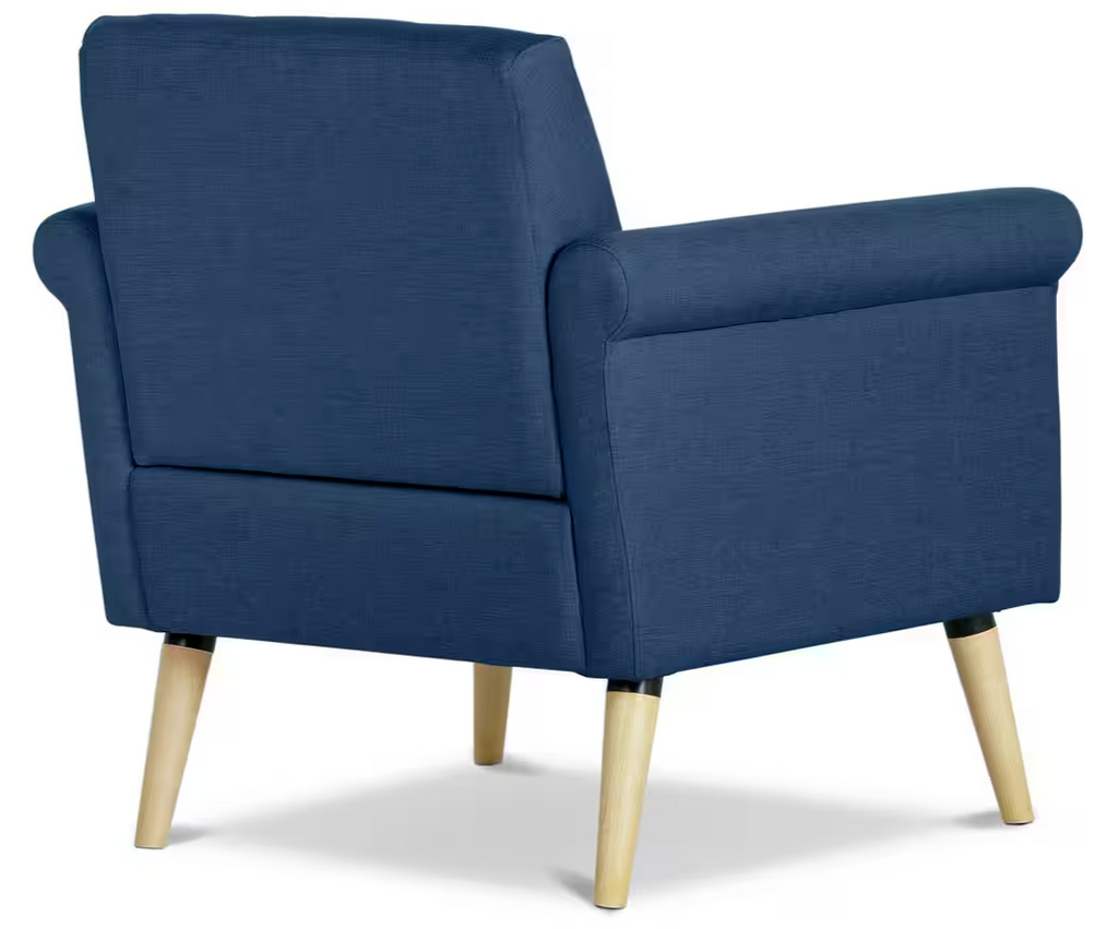 Evie Fabric Armchair in a Box - Navy
