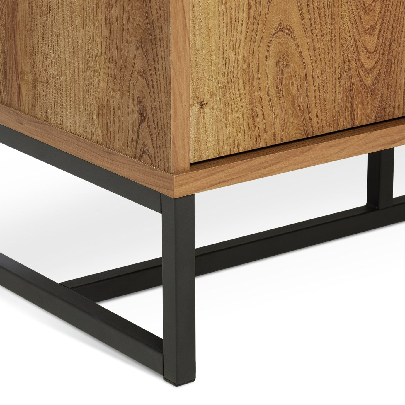 Nomad 2 Door Vinyl Cabinet - Oak