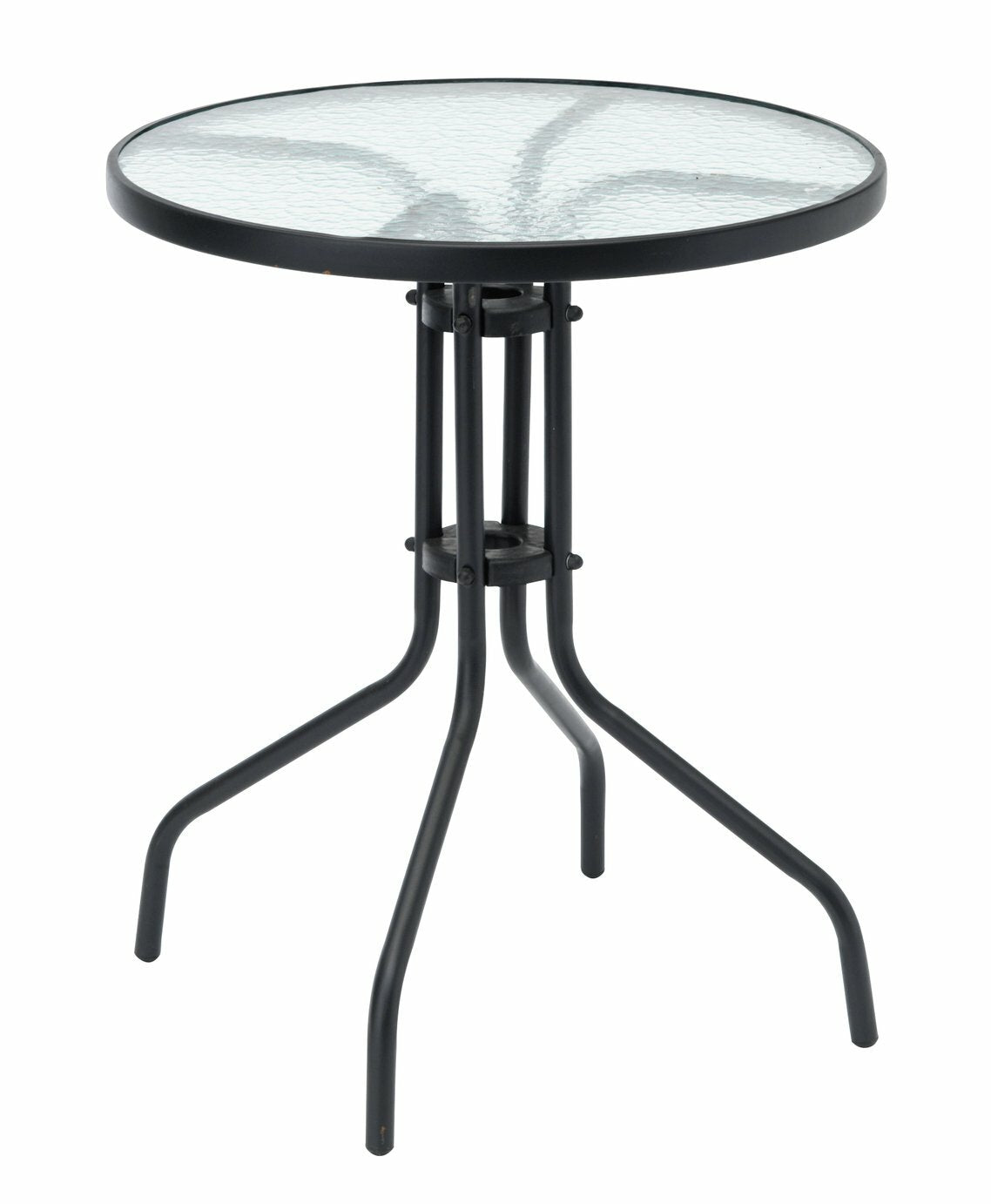 Home 2 Seater Rattan Effect Garden Bistro Set - Brown | Outdoor Patio Furniture