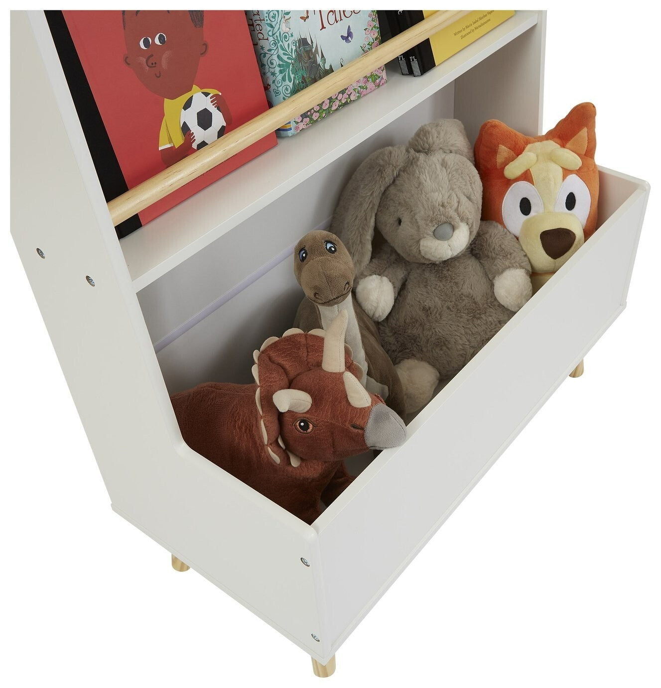 Liberty House Kids Bookcase and Storage Unit - White