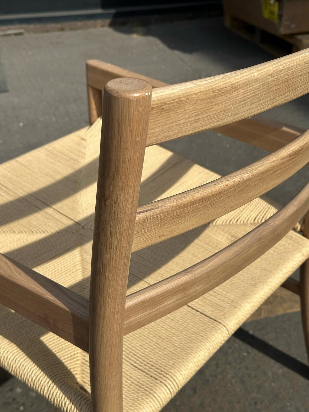 Habitat Laurie Solid Oak Lounge Chair - Natural ( S )