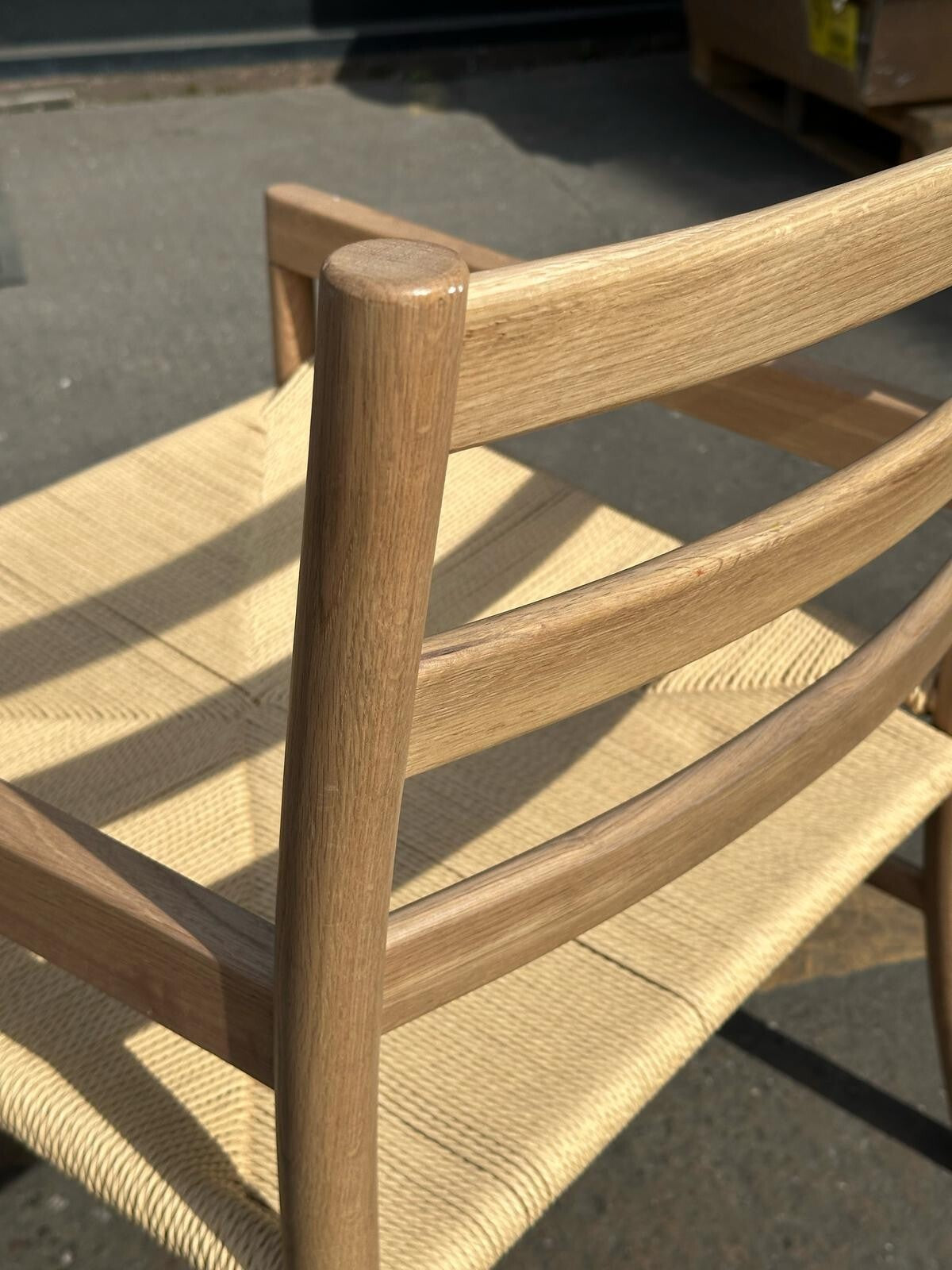 Habitat Laurie Solid Oak Lounge Chair - Natural ( S )