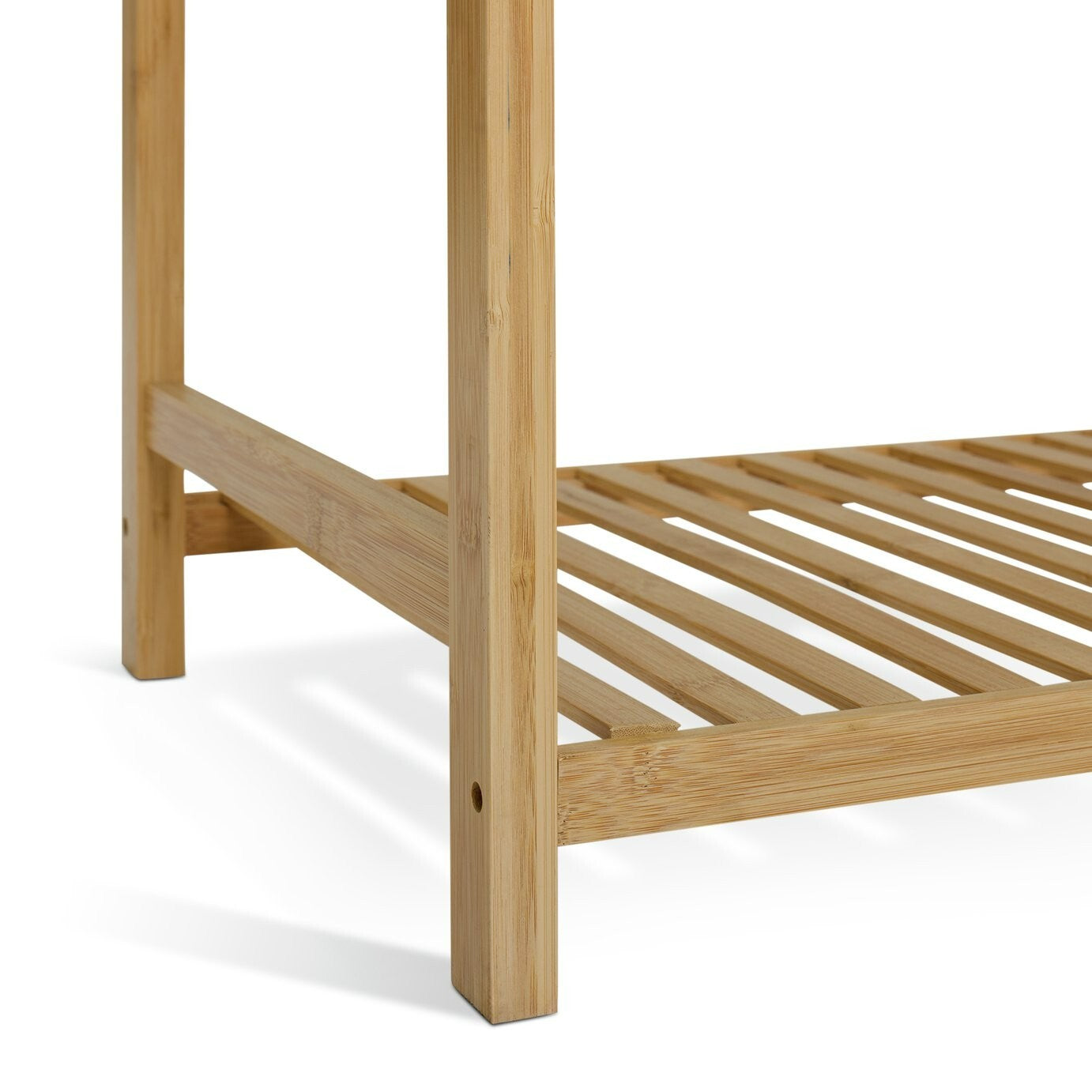 Cullen Double Bamboo Open Wardrobe - Oak