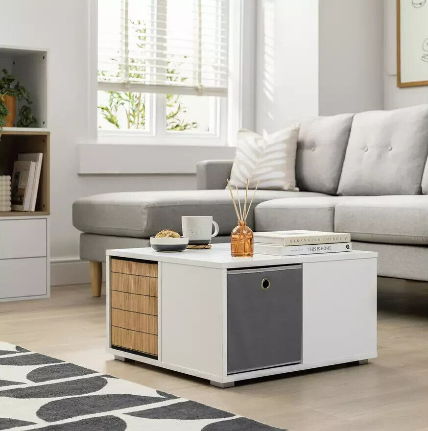 Squares Coffee Table - White