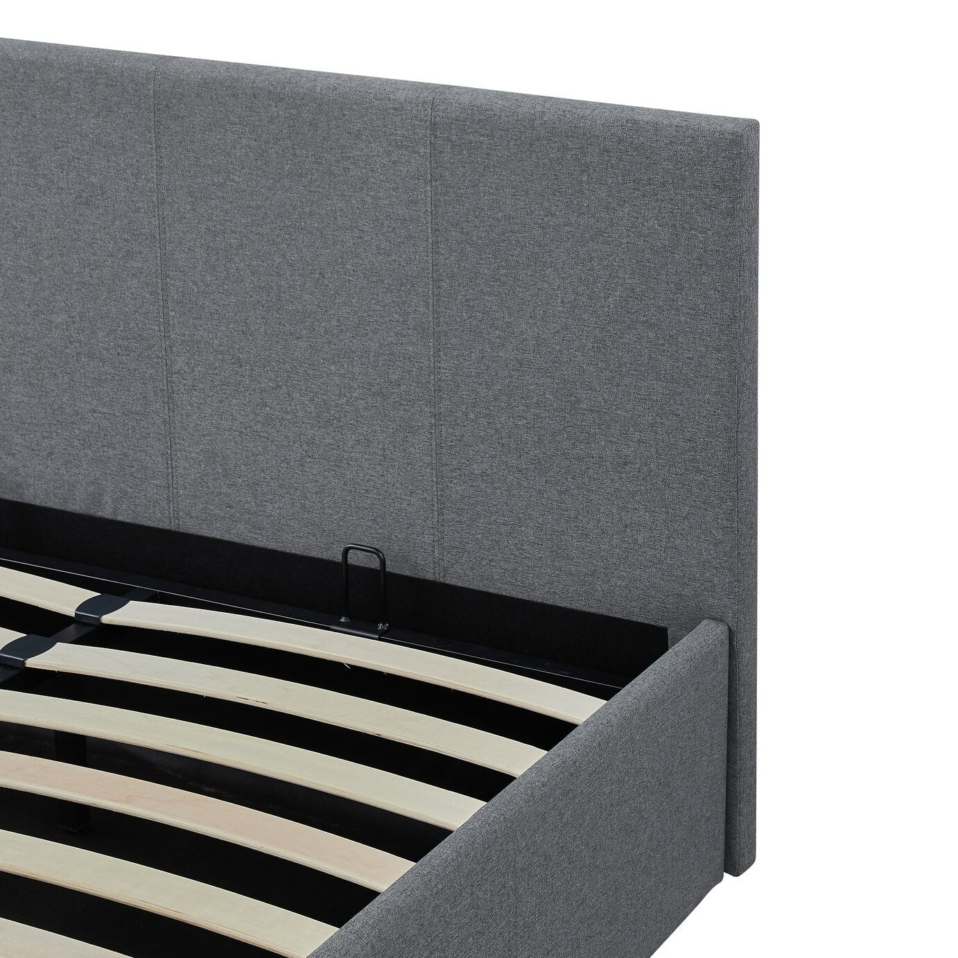 Heathdon Double End Lift Ottoman Bed - Grey