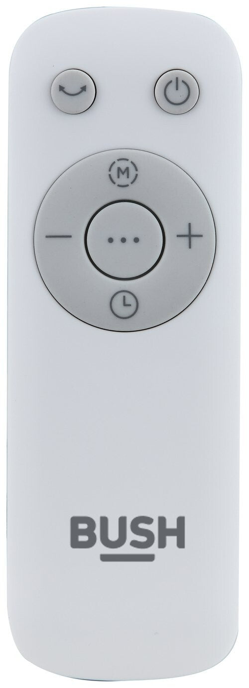 Bush Bladeless 2-in-1 Fan and Air Purifier - Black & White