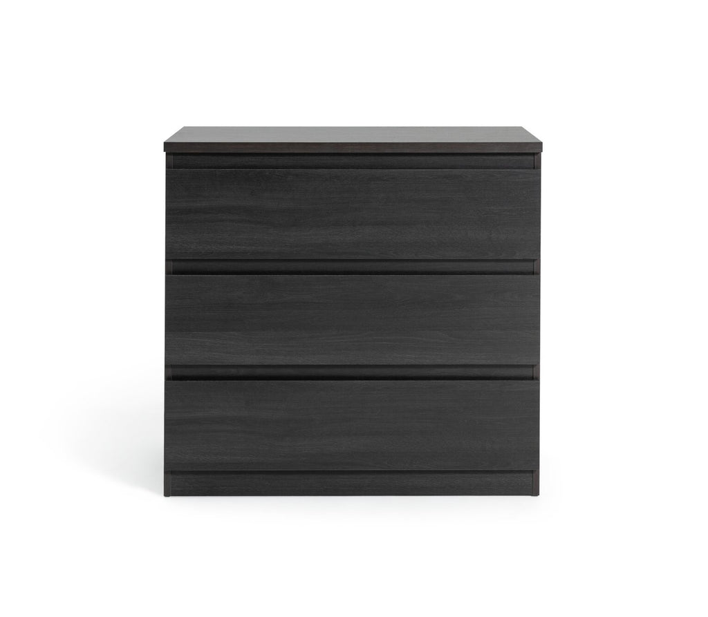 Habitat Jenson 3 Drawer Chest - Black Brown