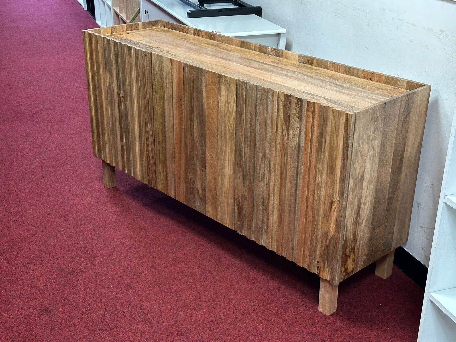 Assembled Jericho 3 Door Sideboard - Natural (S)