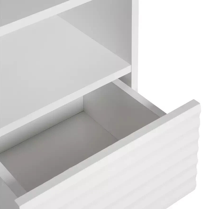 Habitat Cleo 1 Drawer Bedside Table - White