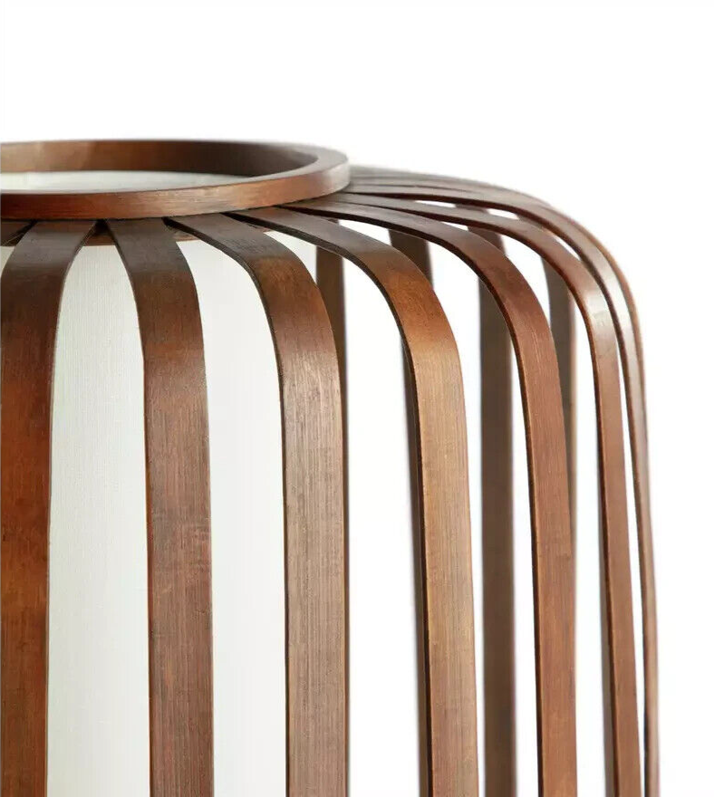 Habitat Achille Floor Lamp - Walnut