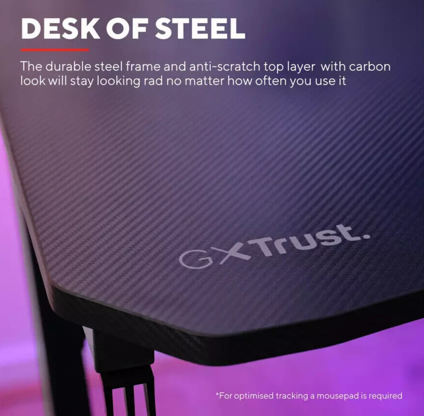 Trust GXT700 Omnius Gaming Desk - Black ( B Grade 33655 )