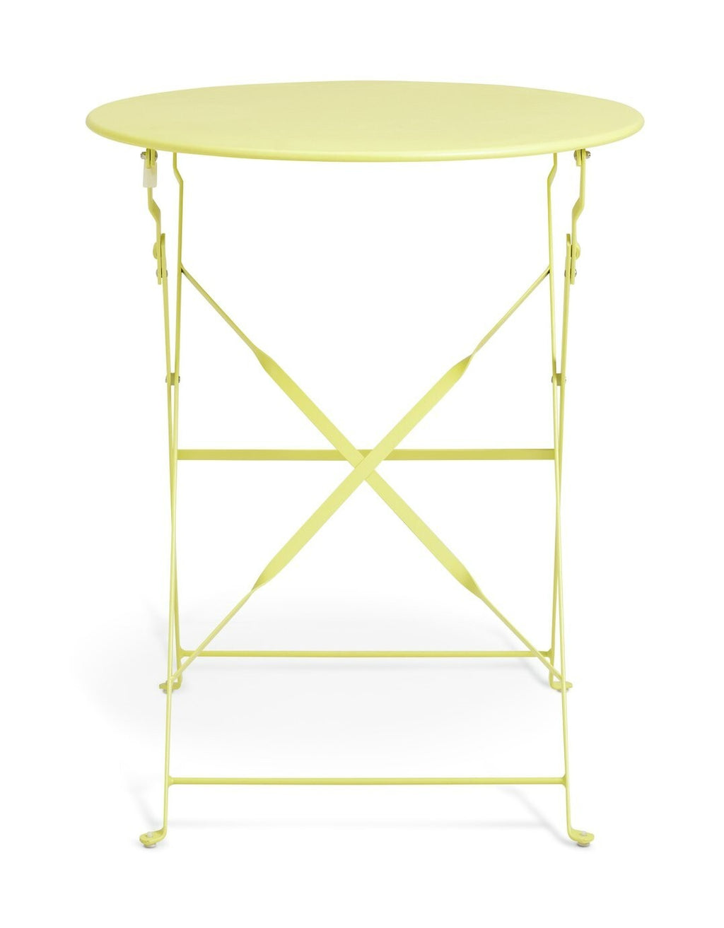 Eve 2 Seater Folding Metal Garden Bistro Set- Yellow
