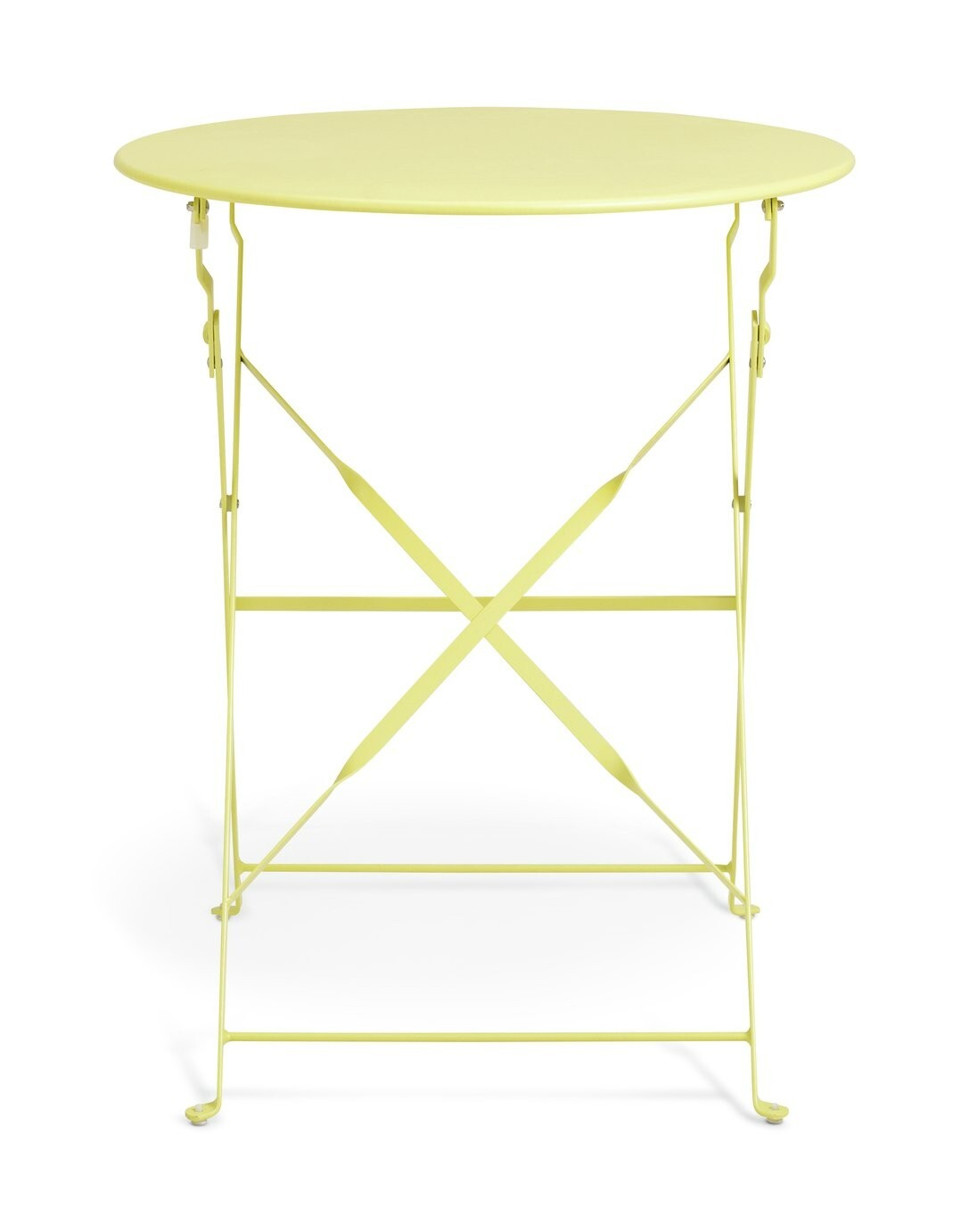 Eve 2 Seater Folding Metal Garden Bistro Set- Yellow