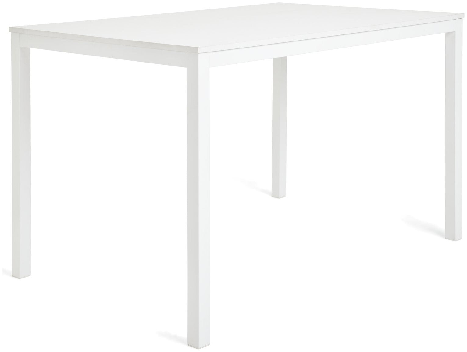 Toby Wood 4 Seater Dining Table - White ( B Grade )